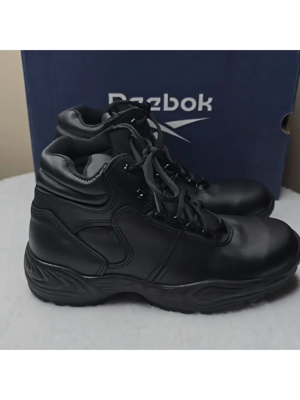 Reebok Men's Postal Express Boots Black Size 8.5